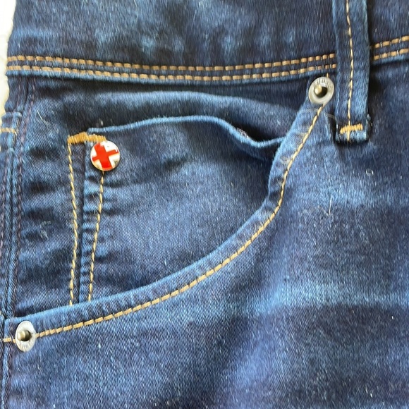 Hudson Collin Flap Skinny Jeans Size 32 - Picture 4 of 10